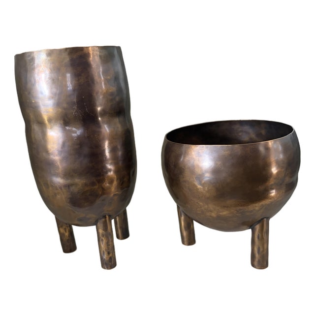 Alchemy Container Set, Burnt Brass For Sale