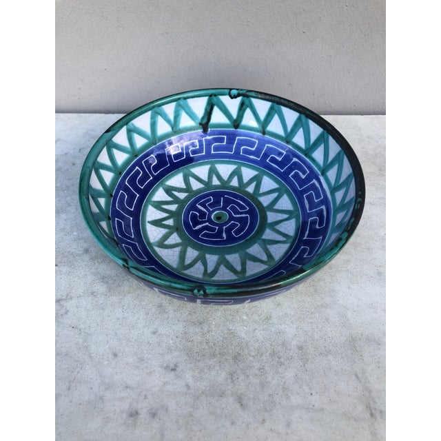 1950s 1950s Mid-Century Modern French Ceramic Bowl Robert Picault Vallauris For Sale - Image 5 of 6