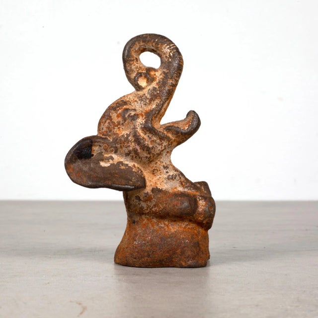 Hubley Manufacturing Company Cast Iron Hubley Elephant Bottle Opener C.1940-1950 For Sale - Image 4 of 7