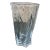 Art Deco Style Modernist Cubist Lead Crystal Glass Vase For Sale