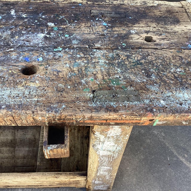 French French Artisan Bench/Console For Sale - Image 3 of 13