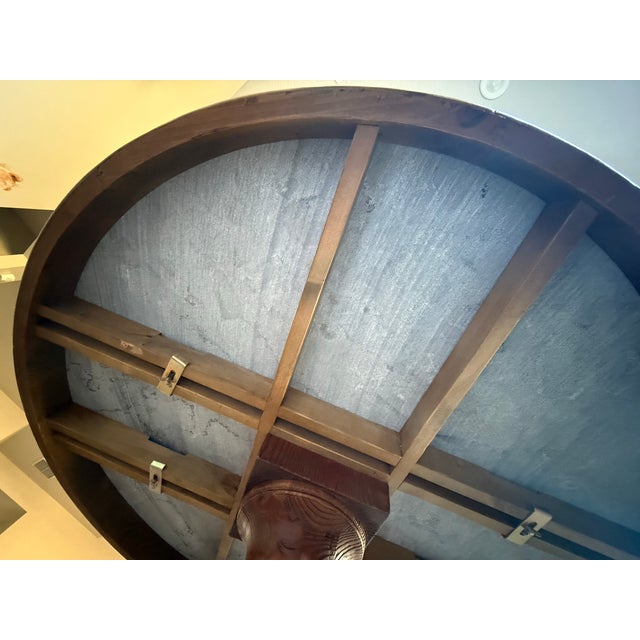 Arhaus Arhaus Luca Bluestone Dining Table 54” Round For Sale - Image 4 of 10