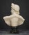 Italian School, Male Bust, 20th Century, Carrara Marble For Sale - Image 4 of 6