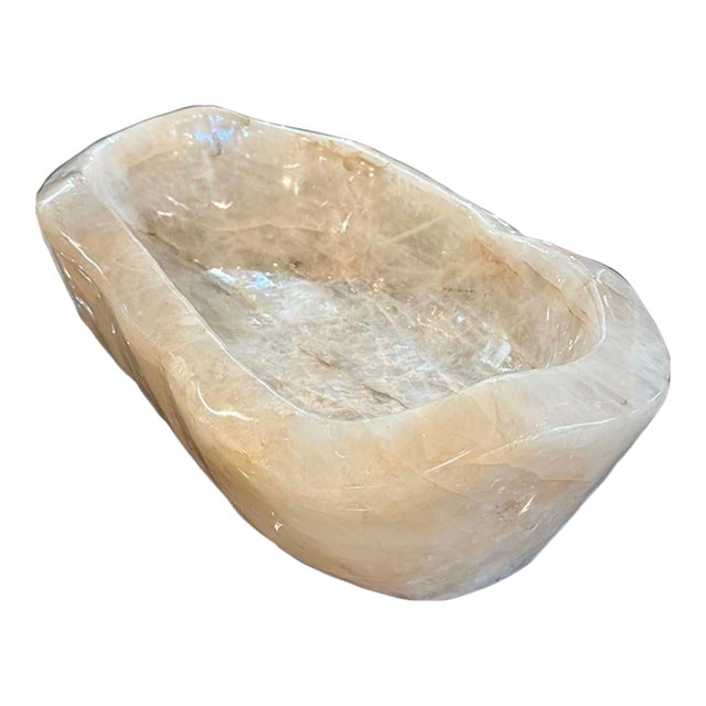 South American Rock Crystal Bowl For Sale