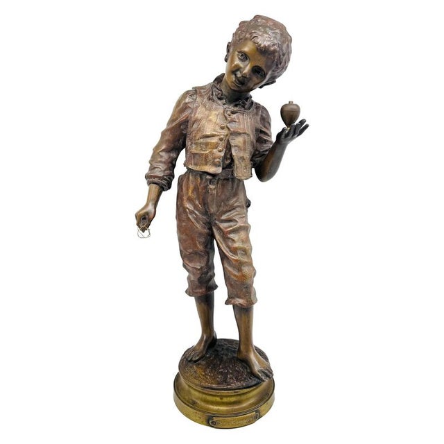 Charles Anfrie, Elle Ronfle, 1890, Bronze For Sale - Image 14 of 14