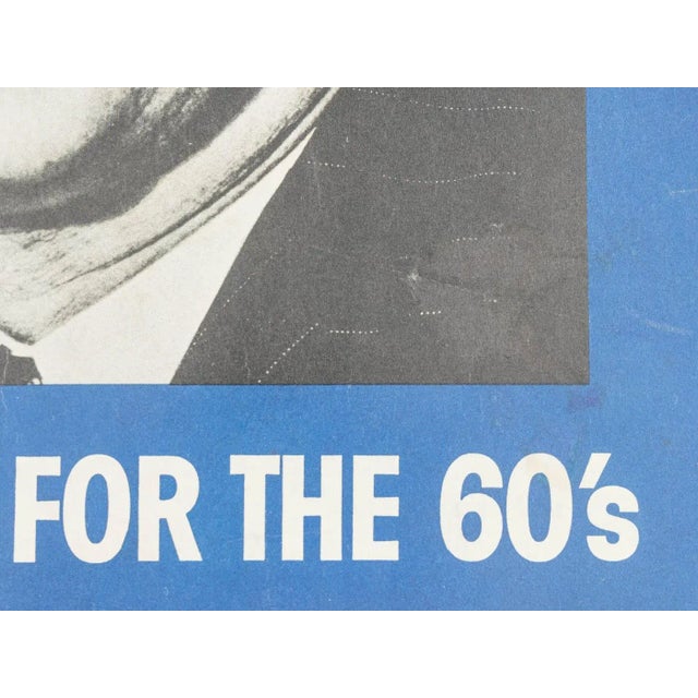 John F. Kennedy Campaign Poster, 1960s For Sale - Image 9 of 15