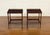 Pair of Mahogany End Tables by Leighton Hall - Showroom Samples For Sale - Image 9 of 15