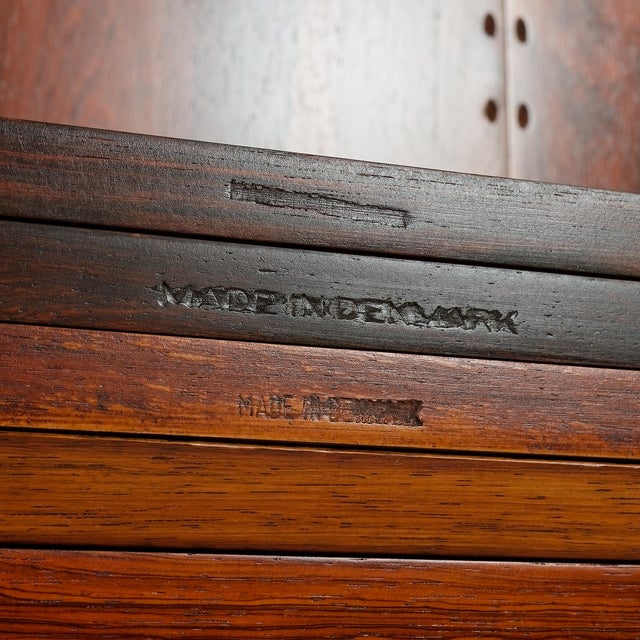 Rosewood Wall Unit with Back Panels by Poul Cadovius for Cado, Denmark, 1960s For Sale - Image 14 of 15
