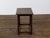 Early 19th Century English Oak 1800s Side Table with Planked Top, Straight Legs and Stretchers For Sale - Image 5 of 11
