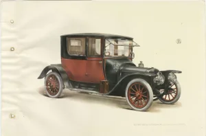 Panhard Et Levassor Coupe, 1914, Paper