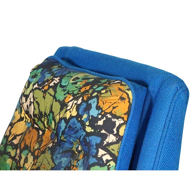 Mid Century High Back Lounge Chair Attributed To Adrian Pearsall for Bassett, Circa 1950/70s For Sale - Image 12 of 12