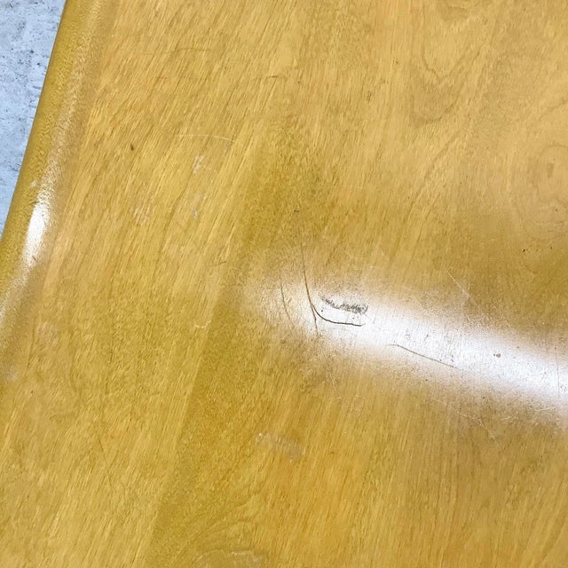 Wood Mid-Century Sculptural X Base Coffee Table by Heywood-Wakefield For Sale - Image 7 of 12