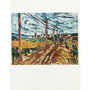 1950s After Maurice De Vlaminck "The Road", Full-Color Print