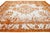 Overdyed Antique Orange Wool Rug With Medallion Motif For Sale In New York - Image 6 of 11
