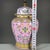 Chinese Chinese Pink Ground Famille Rose Porcelain Covered Jar With Lotus Motif For Sale - Image 3 of 9