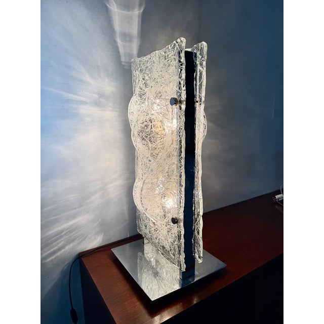 Sculptural Lamp by Toni Zuccheri for Mazzega, 1970s For Sale - Image 3 of 14