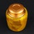 Vintage Chinese Golden Phoebe Wood Tea Caddy | Burl Wood Canister With Brass Lid For Sale - Image 9 of 9