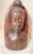 1940s Hand Carved Balinese Indonesian Bali Lady Bust Wood Carving Sculpture For Sale - Image 9 of 13