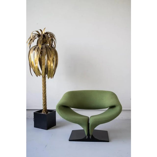 1960s Green Ribbon Armchair by Pierre Paulin for Artifort, 1966 For Sale - Image 5 of 6