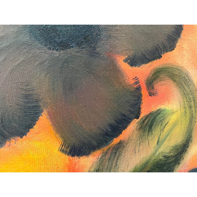 Shabby Chic Vintage Floral Painting Wall Art For Sale - Image 3 of 7