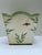 Farmhouse Hand Painted Square Tole Cachepot For Sale - Image 3 of 8