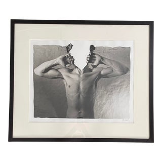 Framed Vintage Michal Macku Gellage Signed Photo Collage, 1989 For Sale