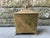 Vintage brass tobacco box, 19th Century. Small in scale, tobacco boxes were often 4 - 5 inch rectangular shapes, featuring...