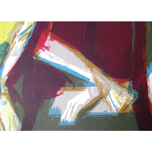 Walter Becker, 3 Women in a Train Compartment, 1950s, Lithograph For Sale - Image 9 of 15