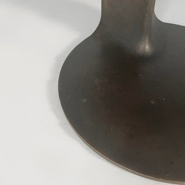 Italian Modern Round TL59 Dining Table attributed to Afra and Tobia Scarpa for Poggi, 1980s For Sale - Image 17 of 18