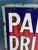 Large Park Drive Sign in Enamel, 1940s, in Worn conditions. Designed 1920 to 1949