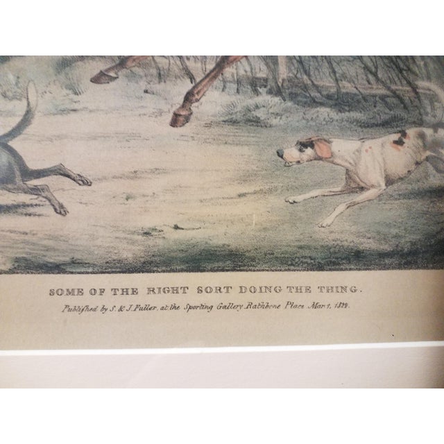 Extremely Rare. There several by Alken with the same title but this is his early work. Some Of The Right Sort Doing The...