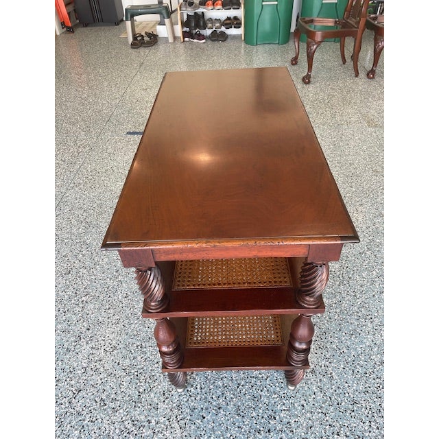 1980s Console Table by Milling Road a Division of Baker Furniture For Sale In Naples, FL - Image 6 of 10