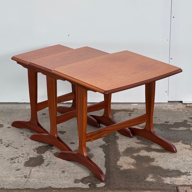 1960s Vintage Nesting Tables, 1960s, Set of 3 For Sale - Image 5 of 13