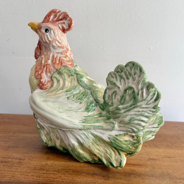 Ceramic Italian Rooster Vegetable Soup Tureen by Sigma For Sale - Image 7 of 12