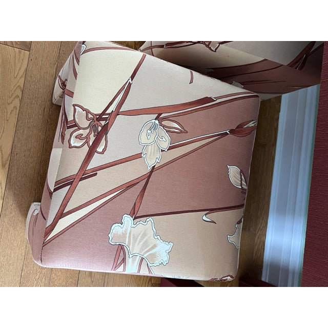 Postmodern Waterfall Stools Karl Springer Style - a Pair For Sale - Image 10 of 11