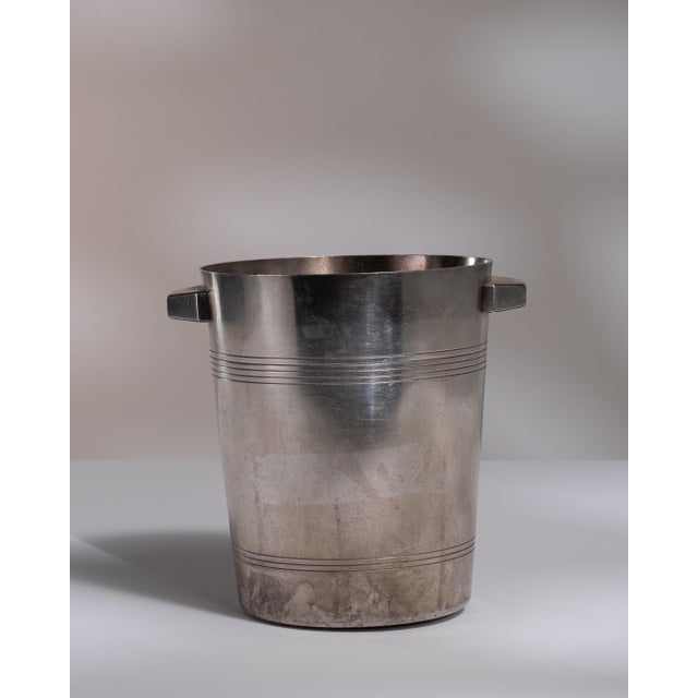 Mid 20th Century Mid 20th Century Belgium Silver Ice Bucket For Sale - Image 5 of 15