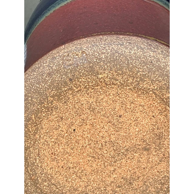 Handcrafted Two-Tone Ceramic Vase For Sale - Image 13 of 17