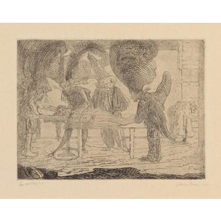 James Ensor, Assassinat, 1888, Etching on Japanese Paper For Sale