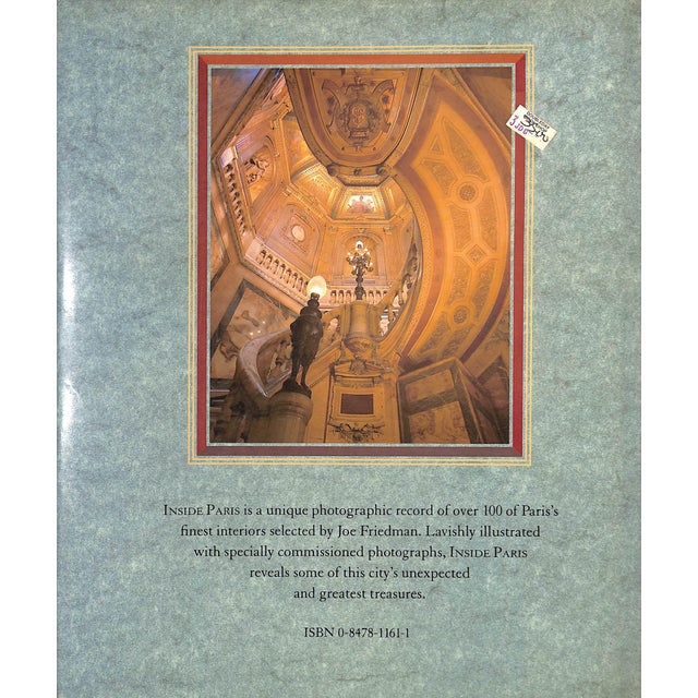 "Inside Paris: Discovering the Period Interiors" 1989 Friedman, Joe For Sale - Image 9 of 9