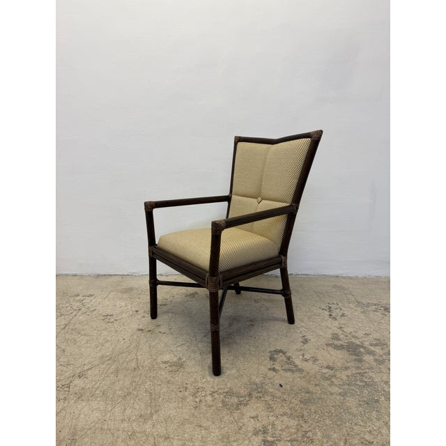 Mid-Century McGuire Bamboo and Fabric Lounge Chair, 1970s For Sale In Miami - Image 6 of 12