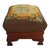 American Empire Mahogany & Needlepoint Ottoman C1860 For Sale - Image 9 of 11