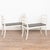 Late 19th Century Pair of Swedish Gustavian White Painted Benches With Black Seats For Sale - Image 15 of 15