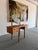 Beige Vintage Norwegian Oak Dressing Table with Mirror, 1970s For Sale - Image 8 of 9