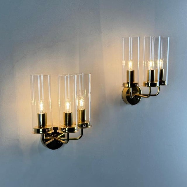 Model V 169/3 Sonata Wall Lamps by Hans-Agne Jakobsson for AB Markaryd, Sweden, 1960s, Set of 2 For Sale - Image 4 of 16