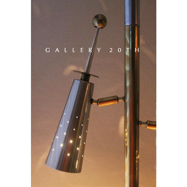 1959 Mid-Century Modern Stiffel Futura Tension Pole Lamp For Sale - Image 12 of 15