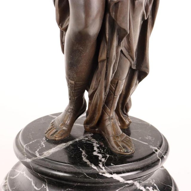 Antique Candelabra in Bronze For Sale - Image 8 of 14