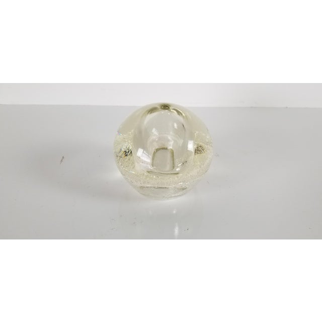 Vintage Poland Art Glass Oil Lamp Paperweights a Pair Chairish