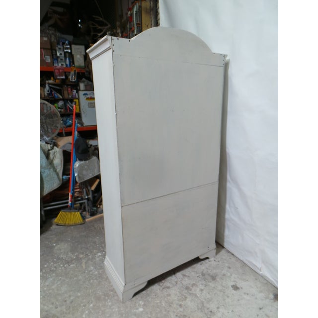 Antique White Rococo Style Wardrobe For Sale - Image 8 of 8