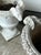 Mid 20th Century Vintage Cement Ram's Head Planters - Pair For Sale - Image 5 of 12