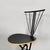 Italian Modern Black Wood and Metal Folding Chair, 1980s For Sale - Image 6 of 18